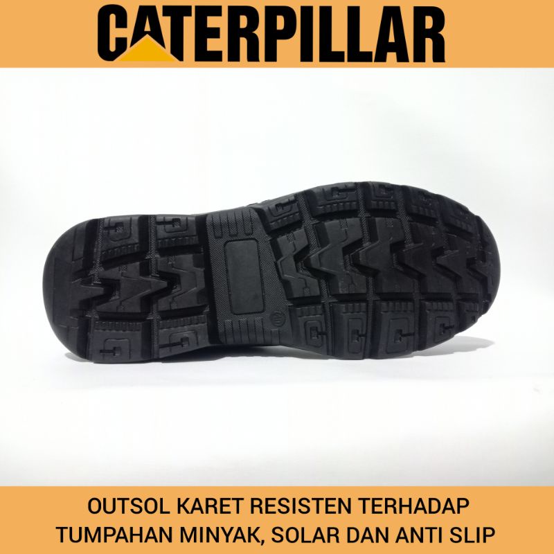 SEPATU SAFETY CATERPILLAR SELOP PRIA WANITA / SEPATU KERJA PABRIK KITCHEN RESTORAN HOTEL CHEFF SPBU