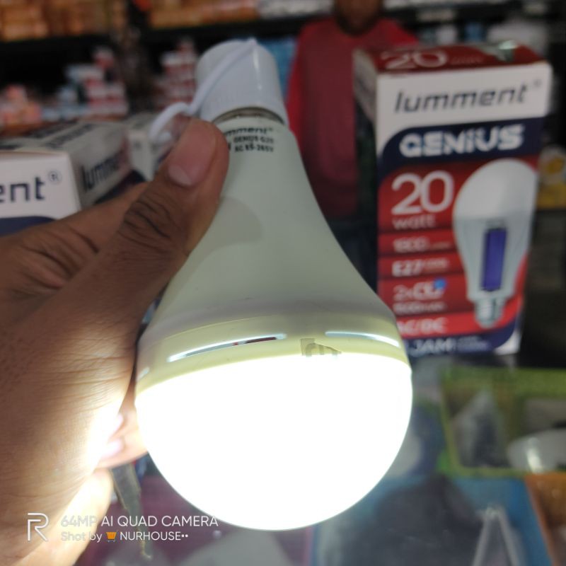 lampu emergency 20 Watt lumment genius