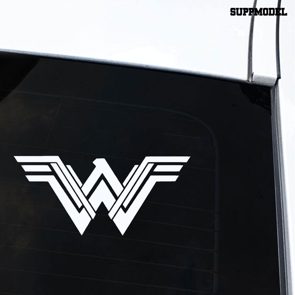Sticker Decal Reflektor Dekorasi Body Dan Jendela Mobil Gambar Wonder Woman