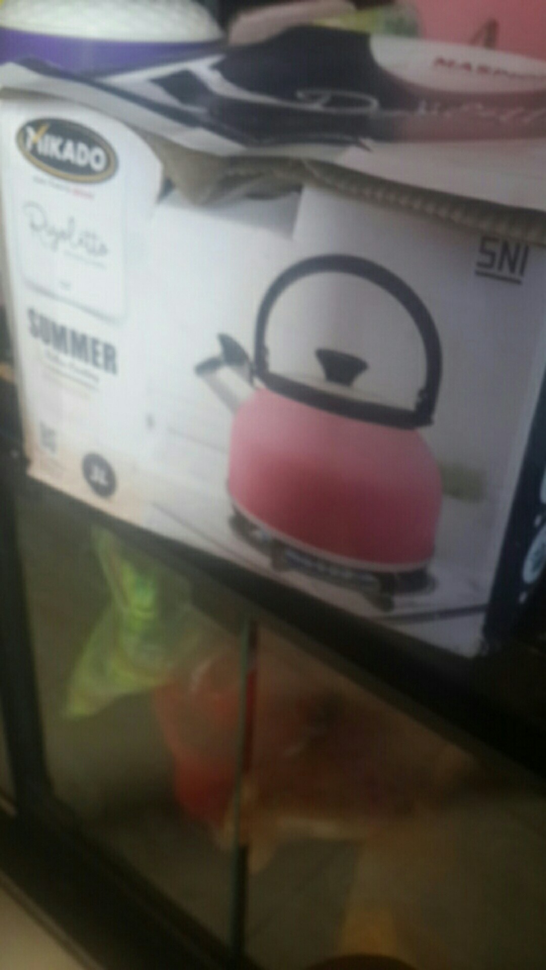 Maspion Alu Teko Air Rigoletto / Teko / Ceret Bunyi Siul Rigoleto Whistling Kettle Anodize 3 Liter