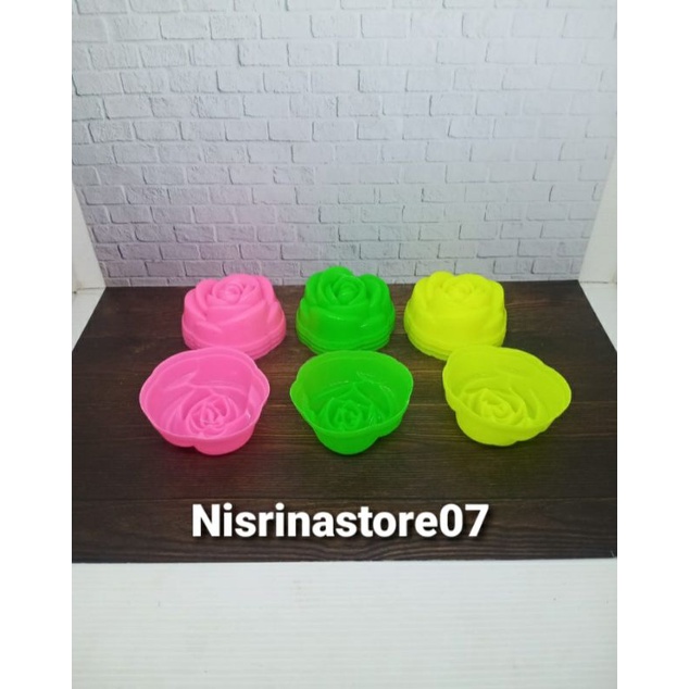 Cetakan puding mawar kecil/ cetakan jelly agar agar