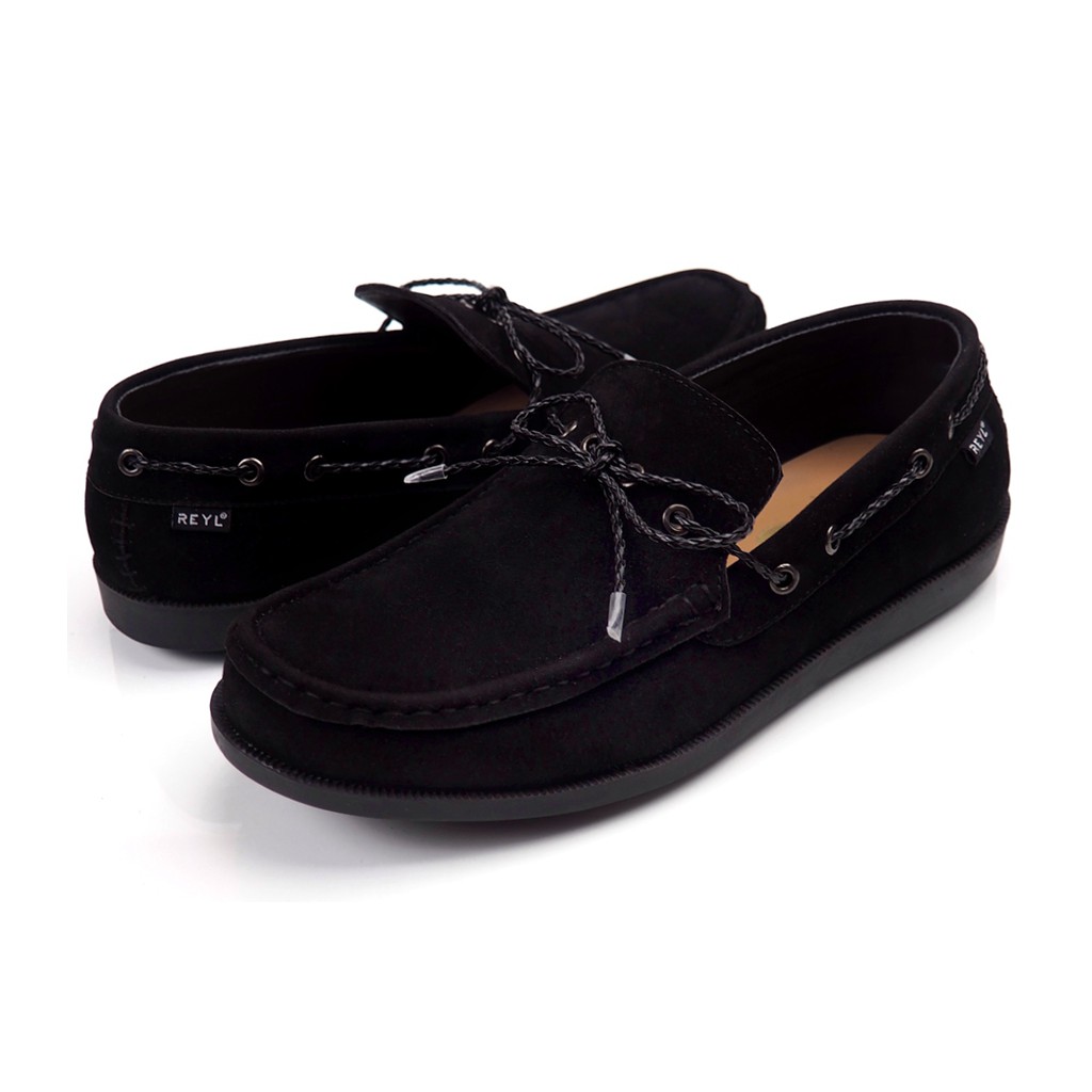 LICK NAVY ORIGINAL x REYL MAN Sepatu Slip On Biru Dongker Pria Slop Simple Casual Formal Kerja Kantor Selop Jalan Santai Kuliah Hangout Main Nongkrong Loafers Resmi Kantoran Pesta Kondangan Loafer Distro Semi Kulit Premium Footwear Keren Terbaru Kekinian