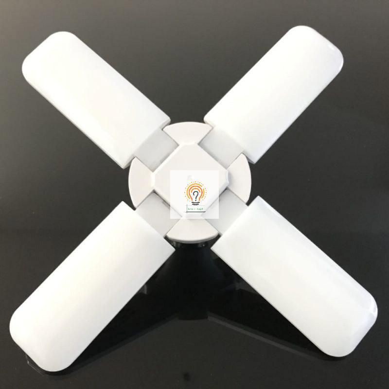 Lampu LED 55W &amp; 60W Model Kipas Bisa Dilipat Fan Blade