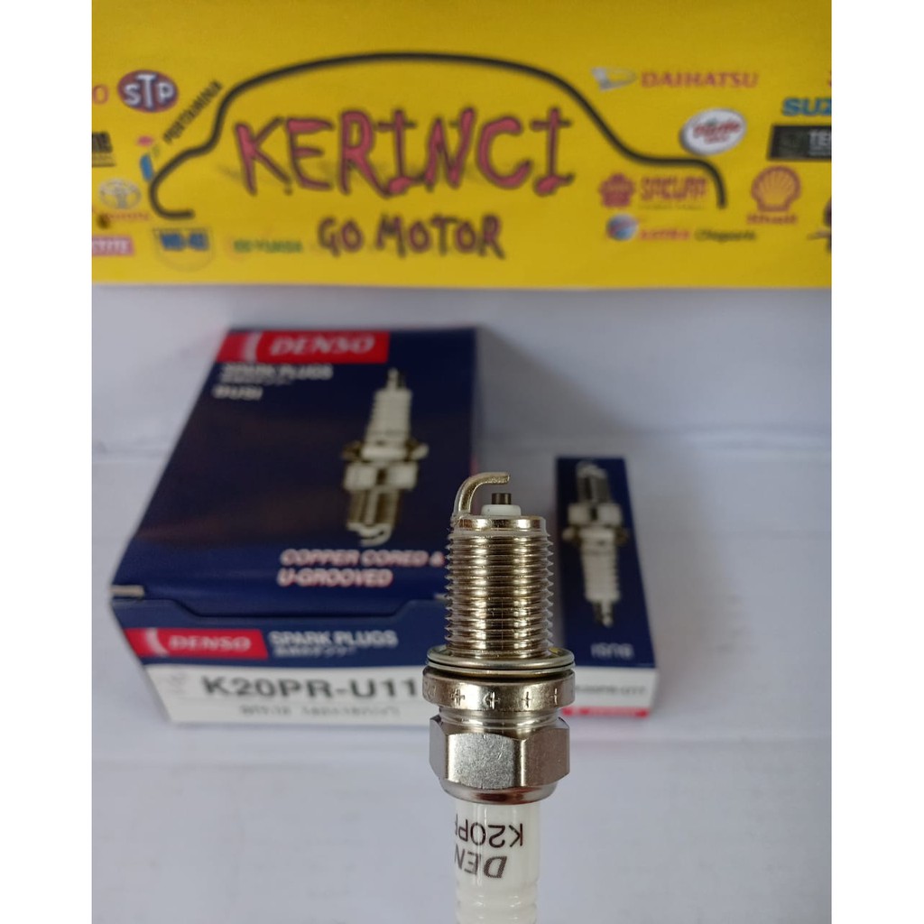 Busi Denso K20PR U11 Spark Plug Hyundai Elantra 1.8