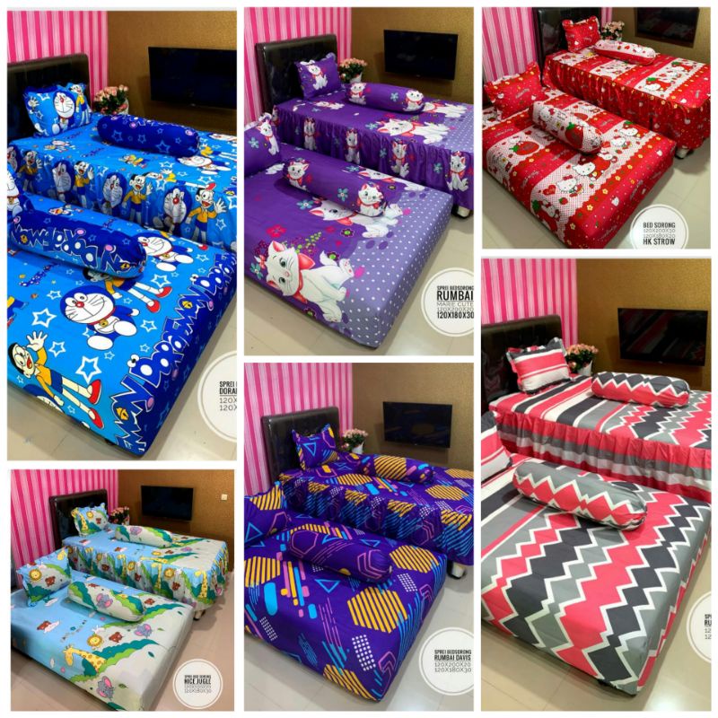 Sprei sorong 2in1 120x200