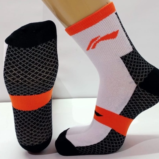 (PERPASANG) Kaos Kaki Badminton Bulutangkis (Li-212)/Kaos Kaki Sport/Olah Raga