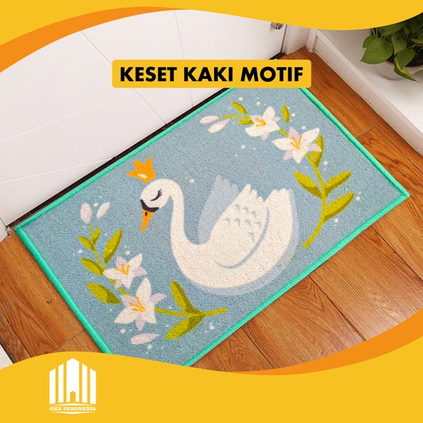 Keset Kamar Mandi Anti Slip Ukuran 40x60cm - Keset Karakter Keset Kaki