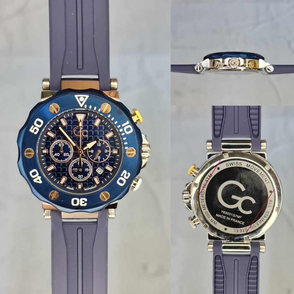 FLASH SALE JAM PRIA IMPORT GC GUESS COLLECTION Y36001G7MF ASIAN ETA BOX ORI JAM PRIA TERBARU JAM PRI