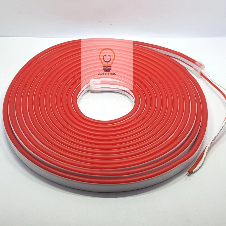 Lampu neon Flex / Neon Flex Led / Lampu Flexible 12v Red