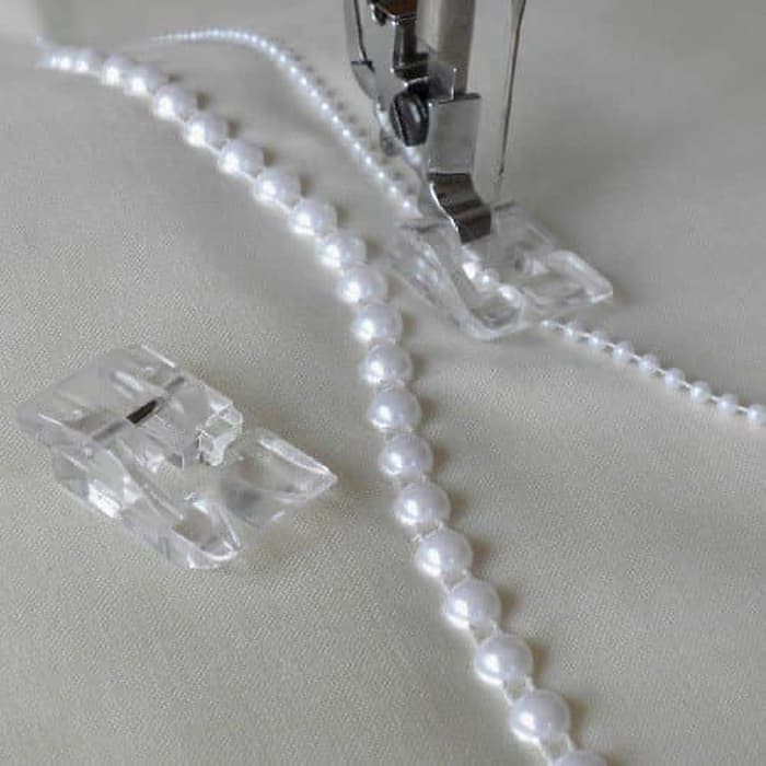 Sepatu Pasang Manik /Beading / Sequin Presser Foot Mesin Jahit Portable CY-9910B