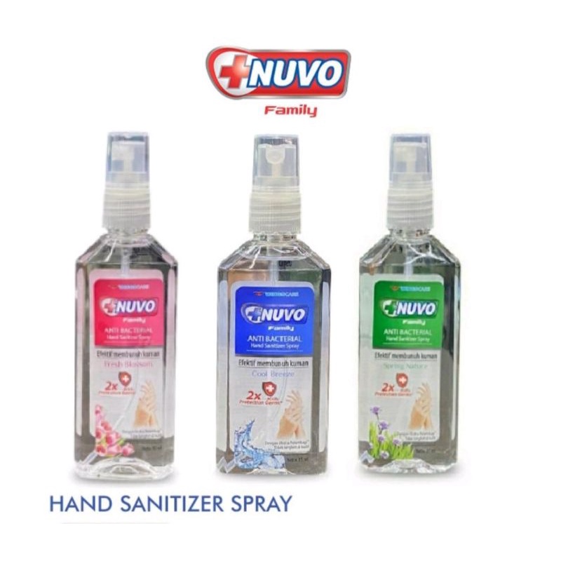 Jual nuvo hand sanitizer spray 85ml Shopee Indonesia