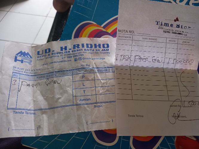 Pasir Cilegon Sirbu Pasang Bangunan