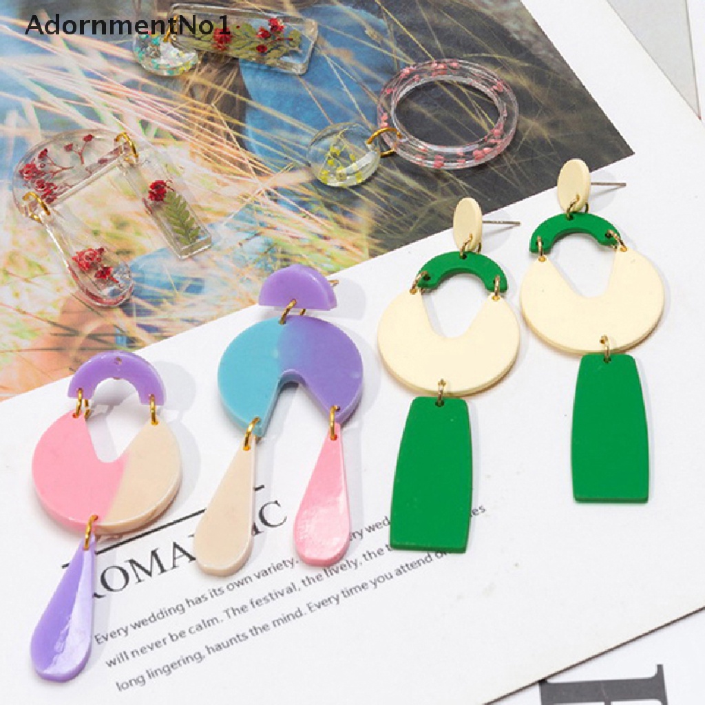 (AdornmentNo1) Cetakan Resin Epoksi Bahan Silikon Untuk Membuat Perhiasan Anting DIY