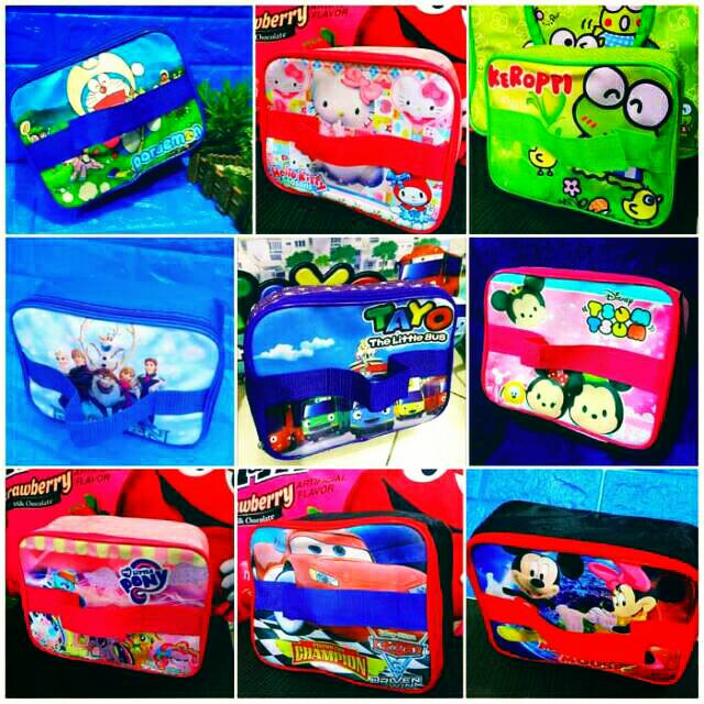 TAS MAKAN PENYIMPAN HANGAT KARAKTER / LUNCH BAG KARAKTER