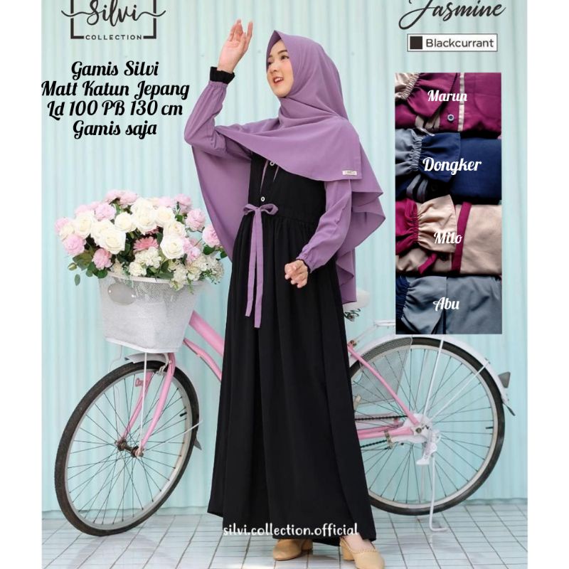 Murah Gamis TEBAL Polos Wafle Premium Busui Keren