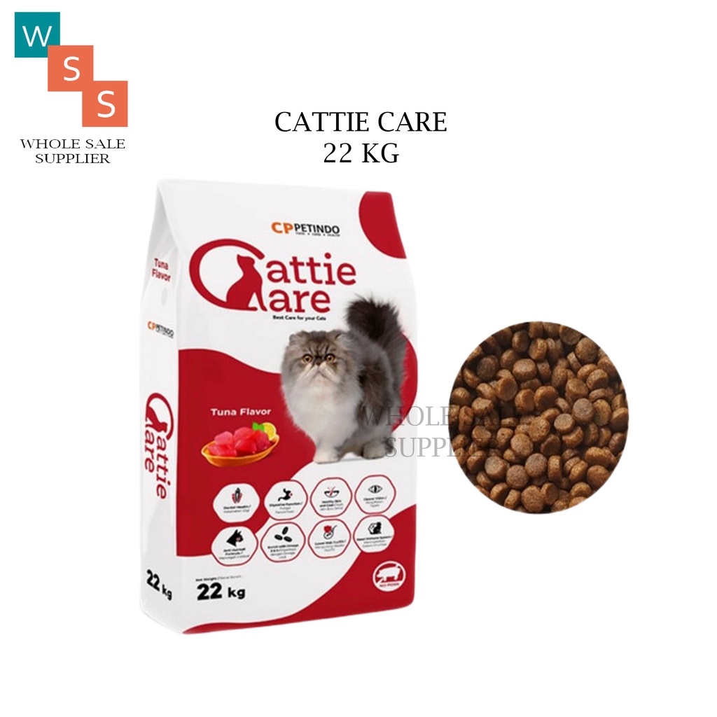 MAKANAN KUCING CATTIE CARE TUNA 20KG (GOSEND &amp; GRAB)