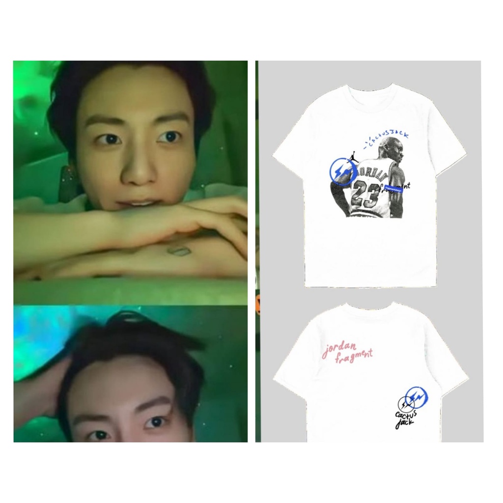 Kaos Bangtan jungkook Jordan 23 las Vegas konser