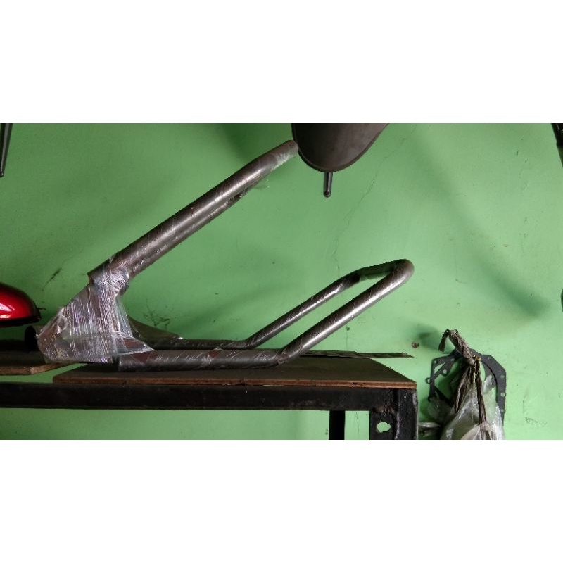 Rangka belakang streetcub rigid bebek modifikasi custom