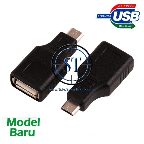 Model Baru Converter On The Go Adapter Micro USB OTG To USB 2.0 Female