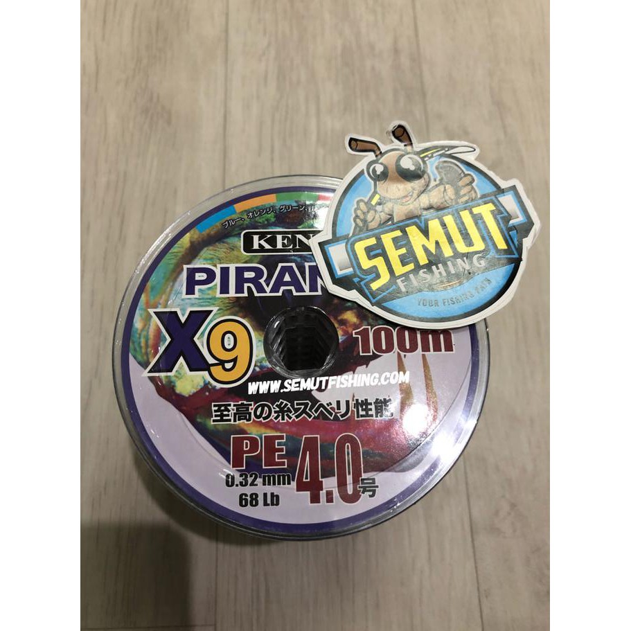 Kualitas Terbaik KENZI PIRANHA X9 PE4.0 100meter SDWEP