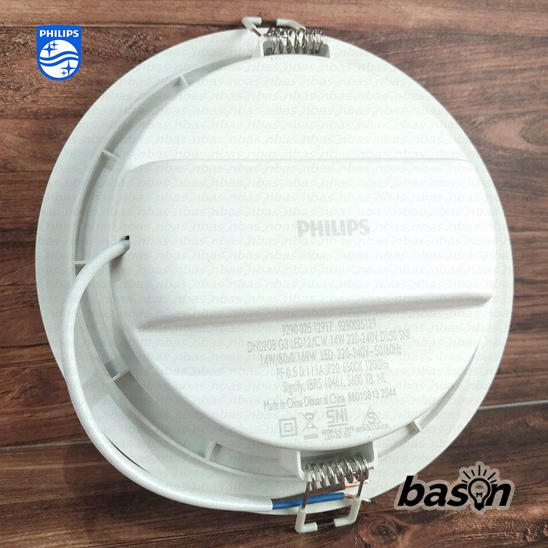 PHILIPS DN020B 14W G3 / 13W G4 LED12 6 inch / 150mm - LED Downlight