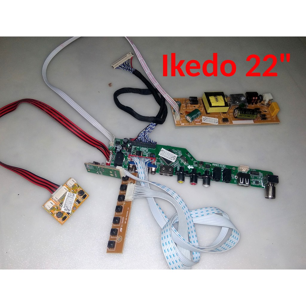 Mainboard TV LED IKEDO 22 Inch Lenkap