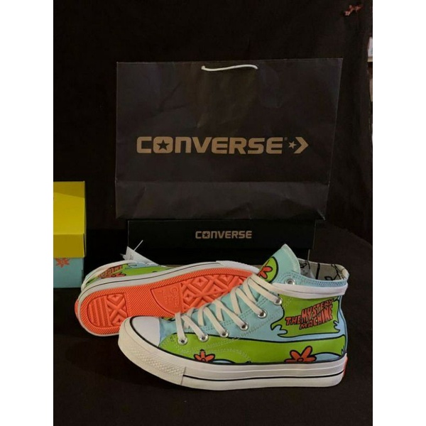 Converse scooby doo green