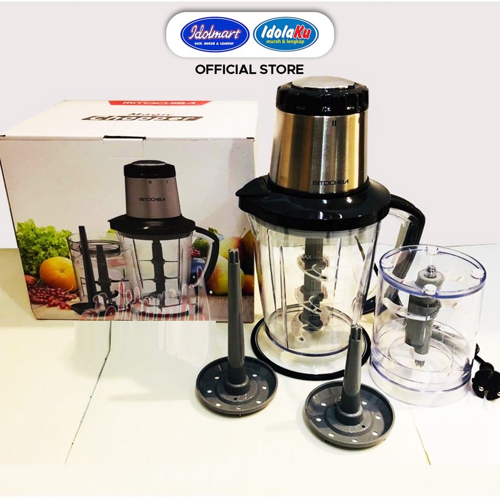 IDOLAKU MITOCHIBA Food Magic Chopper CH-200 Blender 2L Alat Penggiling &amp; Penghalus Bumbu Mito Semarang