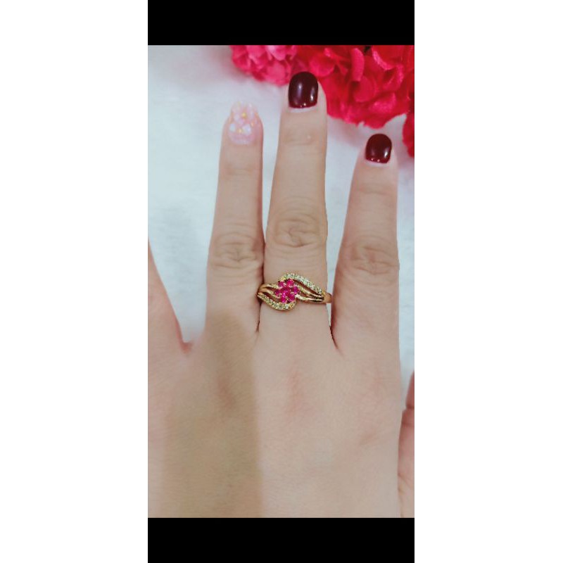 Cincin gold xuping permata 25k