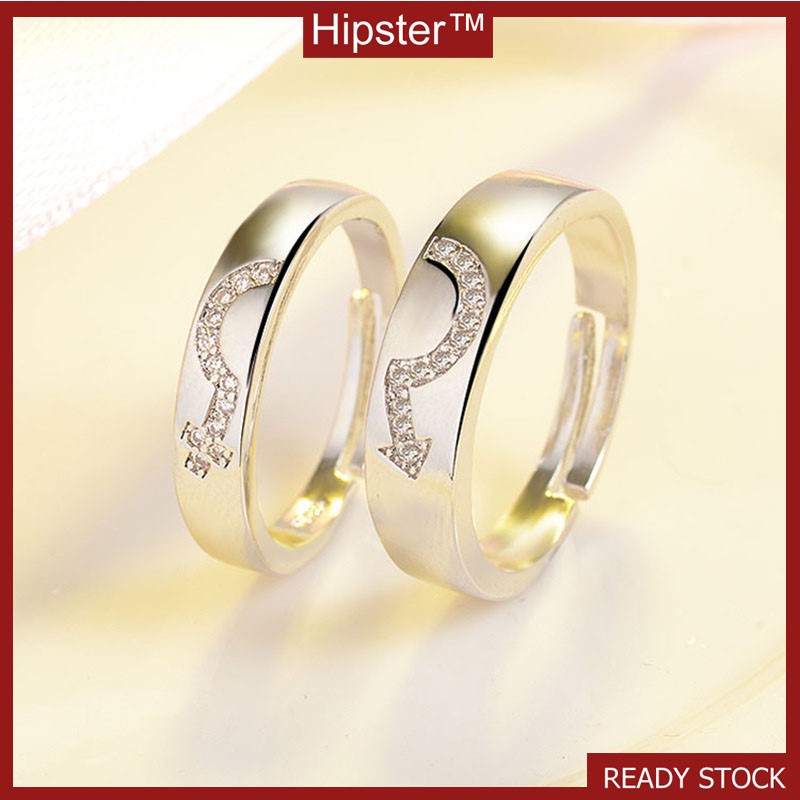 Trendy Korean Fashion Simple Couple Adjustable Ring