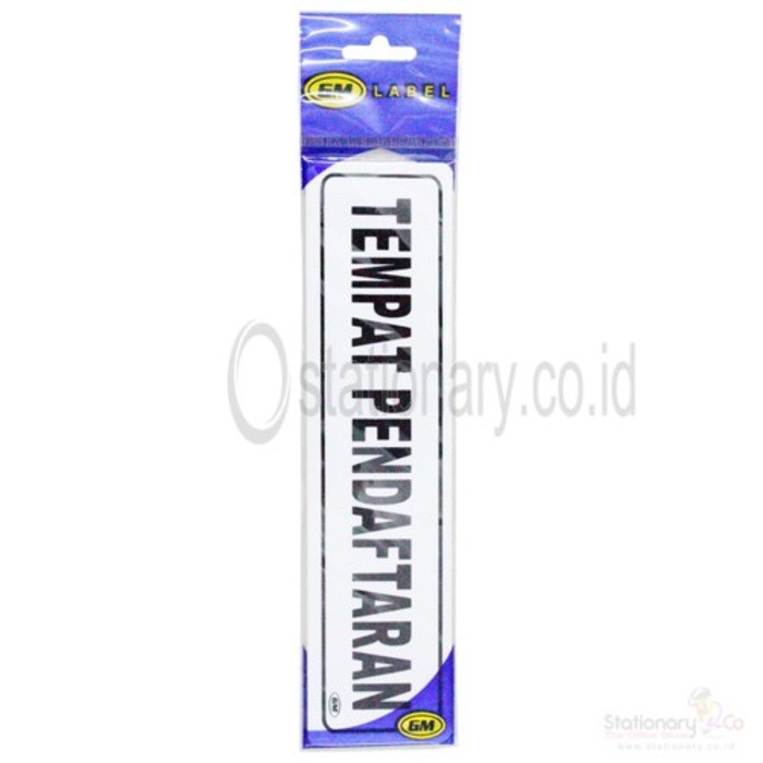 

Label Stiker (k) TEMPAT PENDAFTARAN LK-35