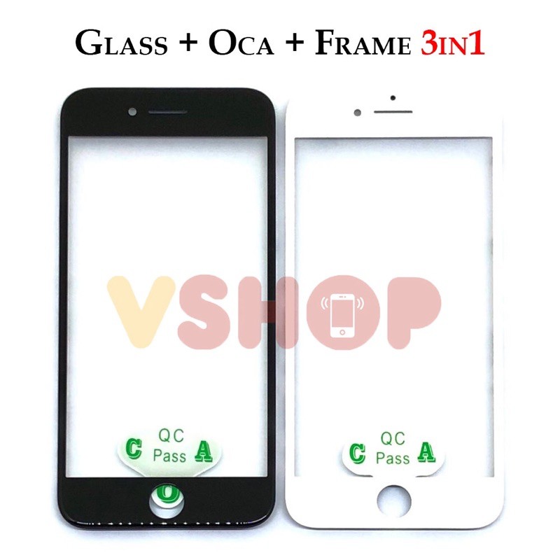 GLASS LCD - KACA TOUCHSCREEN - OCA - FRAME 3IN1 7 7G