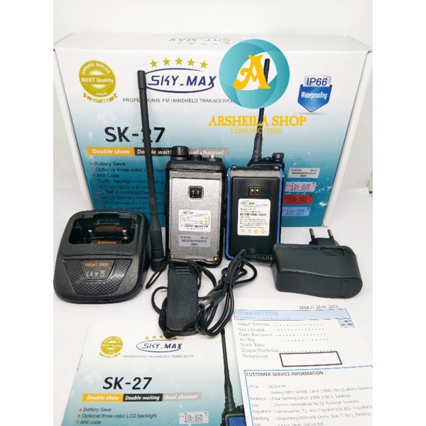 Promo ht sky max sk27 dual band waterprof