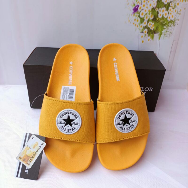 SANDAL SLOP CONVERSE SANDAL SLOP ALLSTARS KEREN SANDAL SLOP MURAH PERIA/WANITA-Kuning