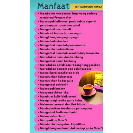 

Teh kantung cinta (detox tea / diet / promil / maaq / diabetes )