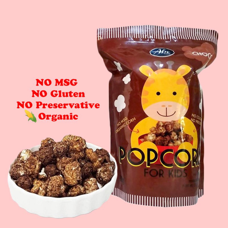 Popcorn &amp; Brownies abe food For Kids 80 Gr / popcorn anak / SNacking Anak NO MSG NO GLuten