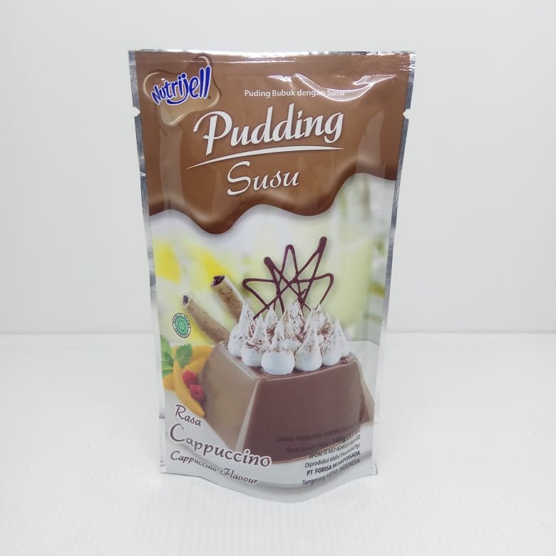 nutrijel PUDING susu rasa capucino CAPPUCINO flavour 145gr (5.11oz)