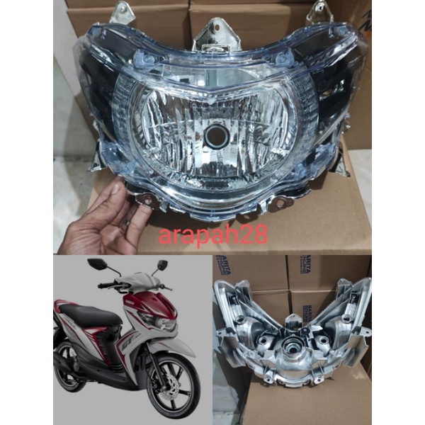 Reflektor Mika Kaca Lampu Depan Mio Soul GT Xeon GT 125