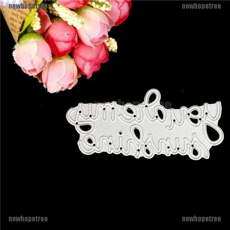 Nhtid Belle Words You Are My Sunshine Metal Cutting Dies Stencils