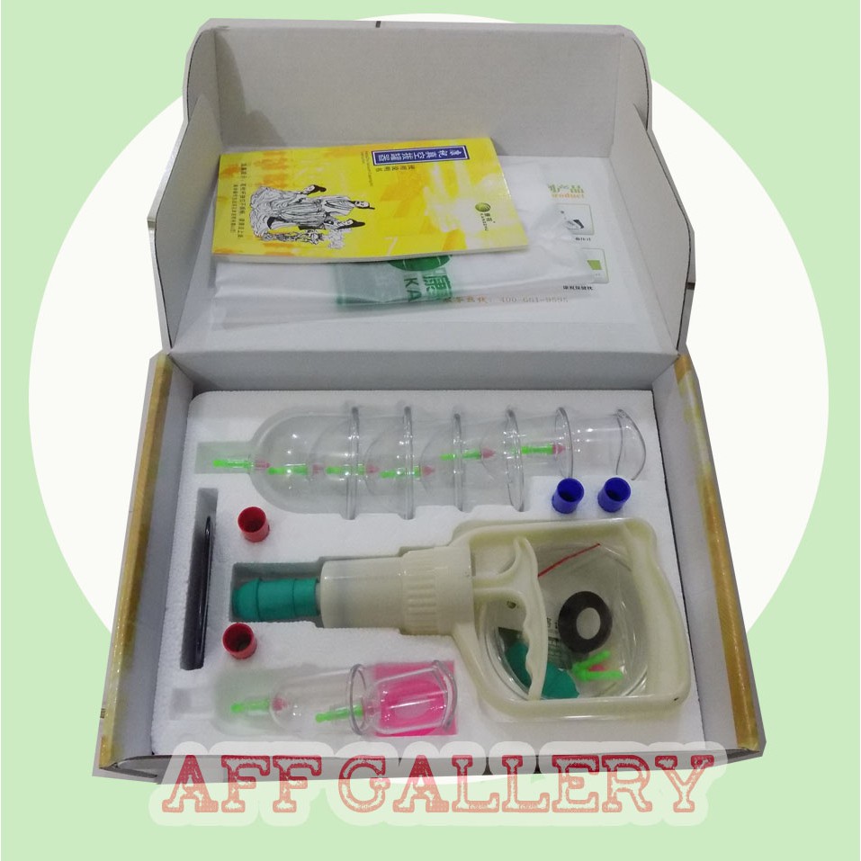 AFFG - Alat Bekam | Kop Angin | KANGZHU Isi 8 Cup - | Kanzu | Kanzhu obat herbal original alami