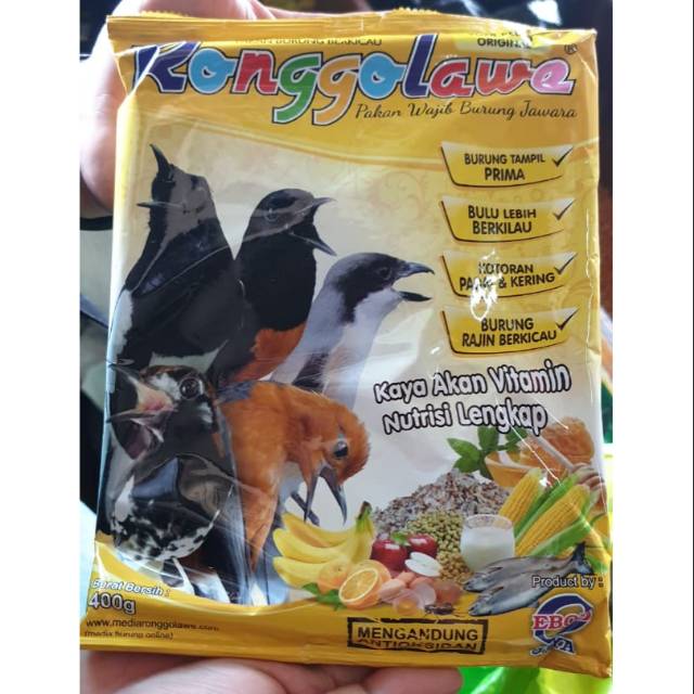 Makanan/pakan burung Ronggolawe