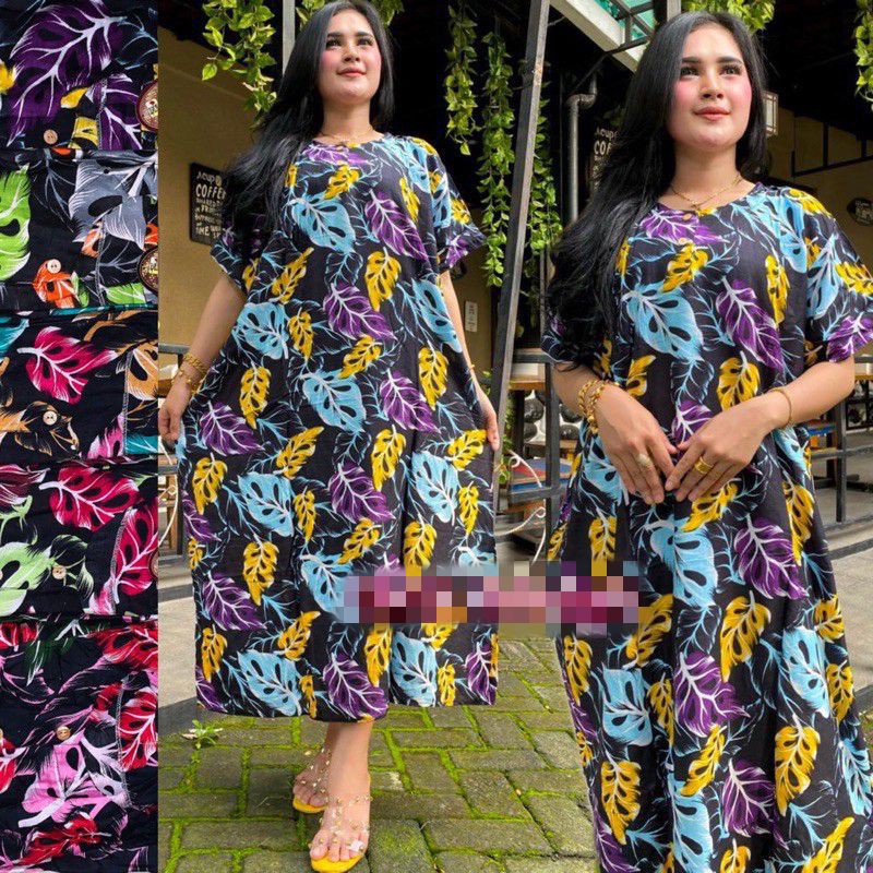 Daster Arab motif Daun daster janda bolong daster viral bisa bayar di tempat COD