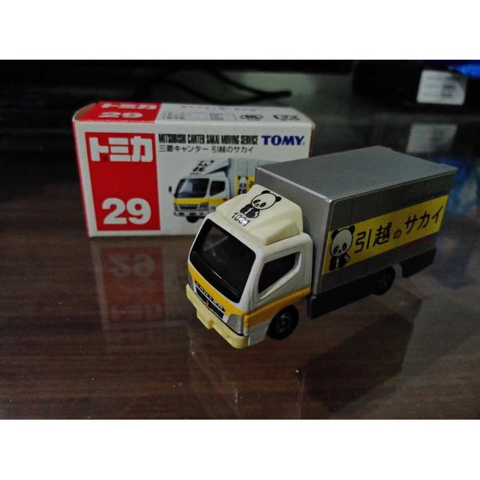 Tomica 29 Mitsubishi Canter Sakai Moving Service - Asli TOMY BLUE (sebelum edisi Takara Tomy)