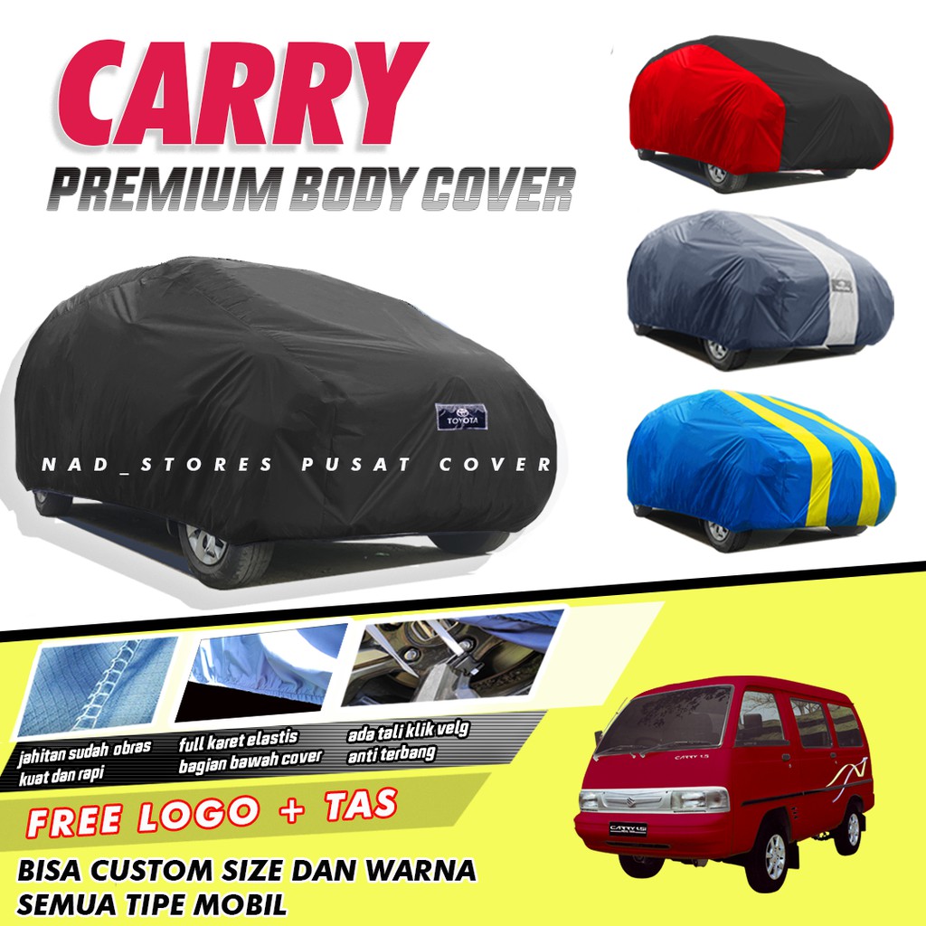 PREMIUMN Body Cover Mobil Kia rio Sarung Mobil Minibus aerio carry Espass futura zebra carry minibus