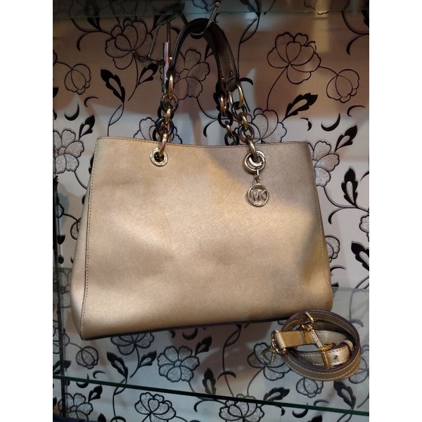 tas tote bag michael kors mk second preloved seken