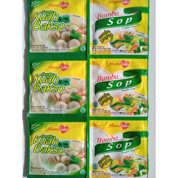 

Mama suka kuah sop dan kuah bakso