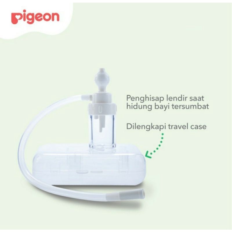 PIGEON Nose Cleaner Tube Type Nasal Aspirator Penghisap Ingus Bayi