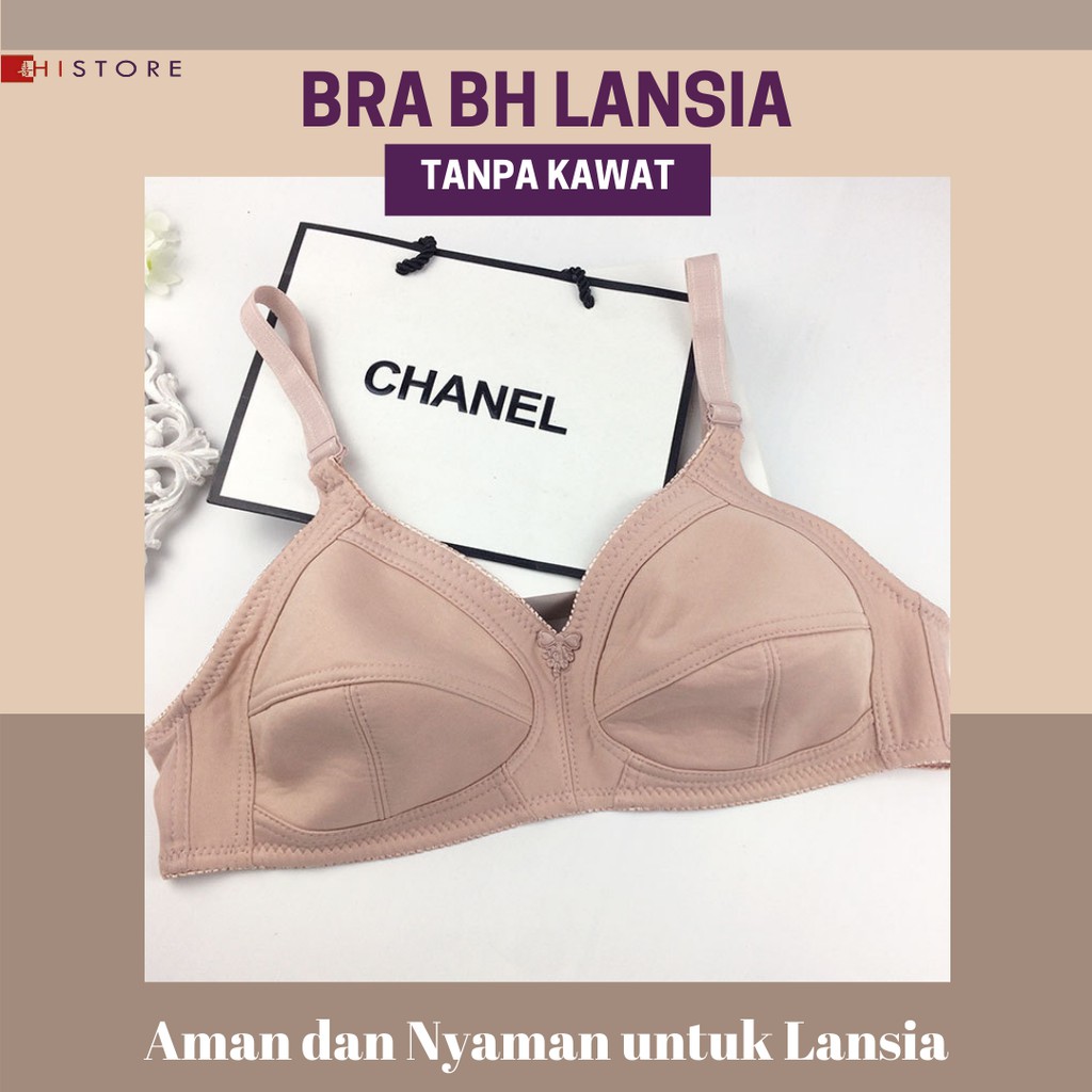 [HI] Bra BH LANSIA BH Busa Tipis Tanpa Kawat Sangat Nyaman 6601