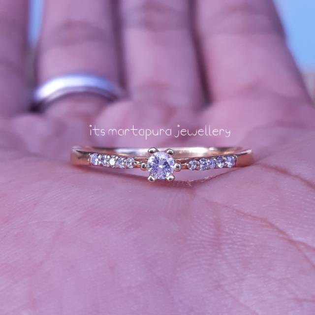 PROMO CINCIN EMAS BERLIAN EROPA MOTIF SOLITAIRE