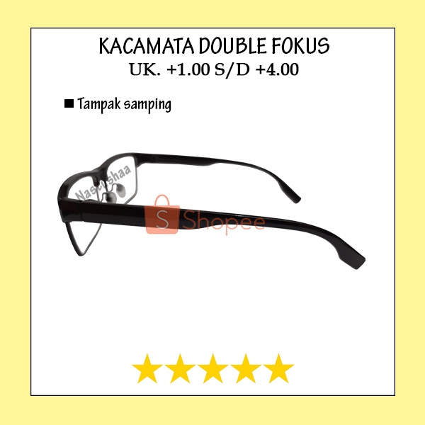 Kacamata Baca Plus (+) 2 Fungsi +1.00 s/d +4.00 Baca dan Jalan Kaca Mata Pria Wanita Kacamata Baca Reading Glasses